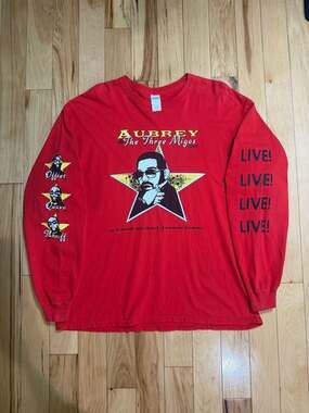 2018 Red Drake Aubrey & The Three Migos Tour Long Sleeve Shirt